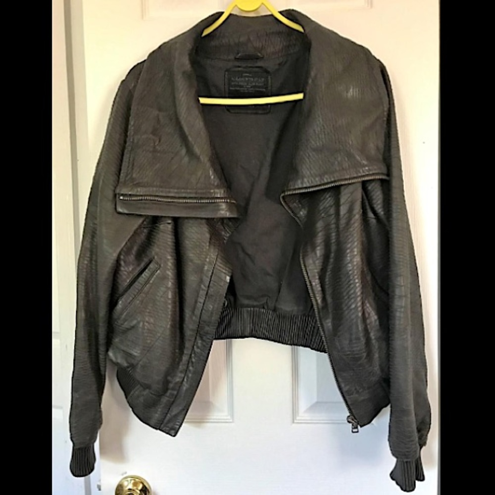 Allsaints Leather Jacket - Size 10